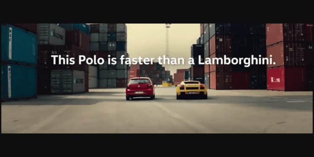TVC: Volkswagen Film Faster Than a Lamborghini